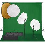 vidaXL Fotostudioset met verlichtingsset, achtergrond en, Verzenden, Nieuw