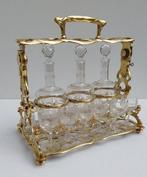 Tantalus - Drankkast - Brons, Kristal - ArtNouveau brons