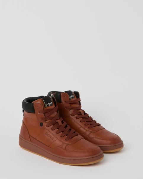 2dekans | Björn Borg Slam High Sneakers | Cognac | - 44, Kleding | Heren, Schoenen, Zo goed als nieuw, Ophalen of Verzenden