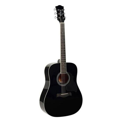 Richwood RD-12-BK zwarte akoestische western gitaar, Muziek en Instrumenten, Snaarinstrumenten | Gitaren | Akoestisch, Ophalen of Verzenden
