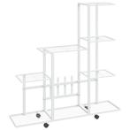 Plantenrek wielen wit | Tweedekansje | Duurzaam & Stijlvol, Tuin en Terras, Bloembakken en Plantenbakken, Nieuw, Ophalen of Verzenden
