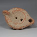 Oud-Romeins Terracotta Olielamp  (Zonder Minimumprijs)