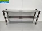 RVS HCB Dubbele Etagère Brug Premium-line 140 cm Horeca, Ophalen of Verzenden, Nieuw in verpakking