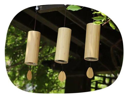 Bamboe Windgong -Yoga - Rustgevend - Prachtige Klank, Sport en Fitness, Yoga en Pilates, Verzenden