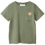 Name It-collectie T-shirt Feramo (oil green), Kinderen en Baby's, Kinderkleding | Maat 92, Nieuw, Jongen, Name It, Shirt of Longsleeve