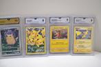 Pokémon - 4 Graded card - Pikachu - GG, Hobby en Vrije tijd, Verzamelkaartspellen | Pokémon, Nieuw