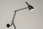 Rietveld Vloerlampen - Zwart, Staalgrijs - Staal, Metaal, Al, Huis en Inrichting, Lampen | Vloerlampen, Verzenden, Nieuw