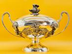 Tureen - .915 zilver - 915 zilveren soepterrine, Antiek en Kunst, Antiek | Goud en Zilver