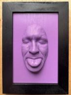 gregos - Small violet mockery on violet background-black