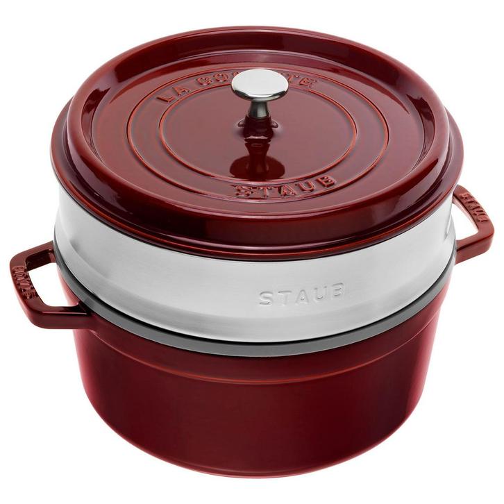 GGM Gastro | STAUB | LA COCOTTE - Kookpot met stoominzet - Ø, Huis en Inrichting, Keuken | Potten en Pannen, Nieuw, Verzenden