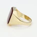 Ring - 14 karaat Geel goud - Carneool, Sieraden, Tassen en Uiterlijk, Ringen, Nieuw