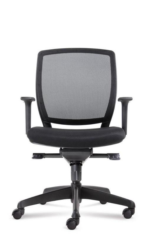 Bureaustoel uitgevoerd met mesh rugleuning, Huis en Inrichting, Bureaustoelen, Bureaustoel, Zwart, Nieuw, Ergonomisch, Verzenden