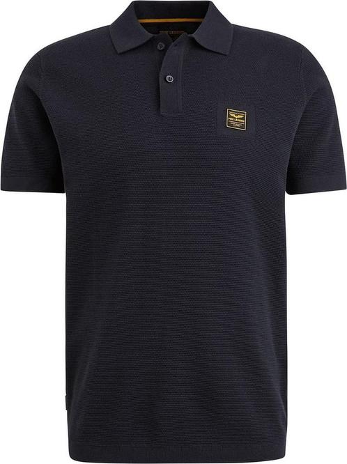 PME Legend Poloshirt Knitted Navy maat XXL Heren, Kleding | Heren, Polo's, Blauw, Nieuw, Overige maten, Verzenden