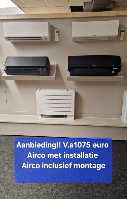 Airco monteur/installatie,split Airco unit inclusief montage, Witgoed en Apparatuur, Airco's, 100 m³ of groter, Koelen en Ontvochtigen