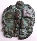 May Claerhout (1939-2016) - Ouders met kind - bronze, Antiek en Kunst