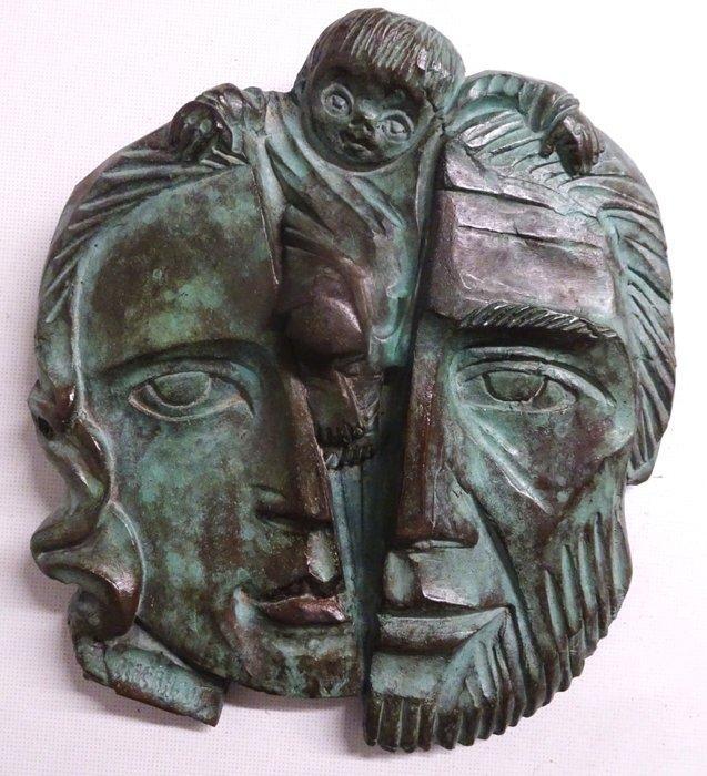 May Claerhout (1939-2016) - Ouders met kind - bronze, Antiek en Kunst, Kunst | Designobjecten