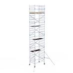 ALX rolsteiger 135 x 10,2m WH met voorloopleuning, Doe-het-zelf en Verbouw, Steigers, Verzenden, Nieuw, Rolsteiger of Kamersteiger