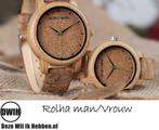 Houten horloge: Rolha Man, Verzenden, Nieuw
