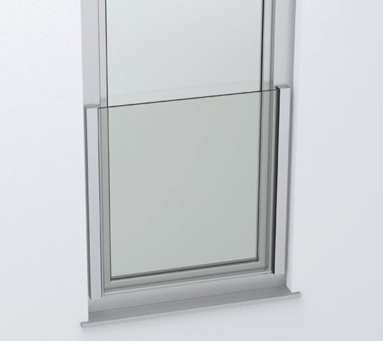 Frans balkon Lyon-Aluminium-1100 mm-Frontaal, Doe-het-zelf en Verbouw, Glas en Ramen, Nieuw, Ophalen of Verzenden