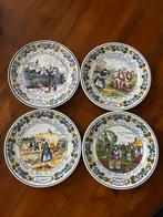 Goedewaagen - Bord (4) - Keramiek - De 4 seizoenen, Antiek en Kunst