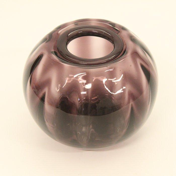 Art Deco (1929) paarse Tomaat vaas - W.J. Rozendaal -, Antiek en Kunst, Antiek | Glas en Kristal