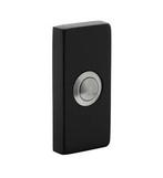Deurbel rechthoekig 65x30x10 mm verdekt rvs / zwart, Ophalen of Verzenden, Nieuw, Rvs, Overige typen