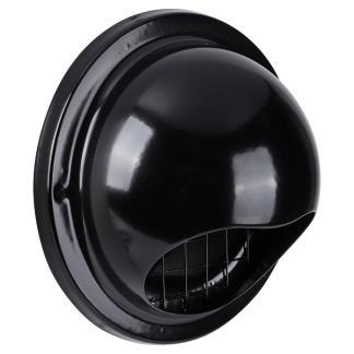 Buitenrooster | Starx | Ø 125 mm (Bol, Gaas, RVS, Zwart), Doe-het-zelf en Verbouw, Ventilatie en Afzuiging, Nieuw, Verzenden