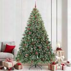 vidaXL Kunstkerstboom met 300 LED met standaard Groen 240 cm, Diversen, Kerst, Verzenden, Nieuw