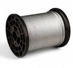 Staalkabel op rol - 1 mm 100 meter op katrol, Verzenden, Nieuw