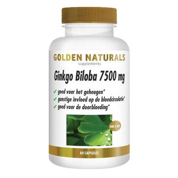 Golden Naturals Ginkgo Biloba 7500mg 60 capsules
