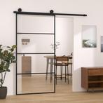 vidaXL Schuifdeur met beslag 102,5x205 cm ESG-glas en, Verzenden, Nieuw
