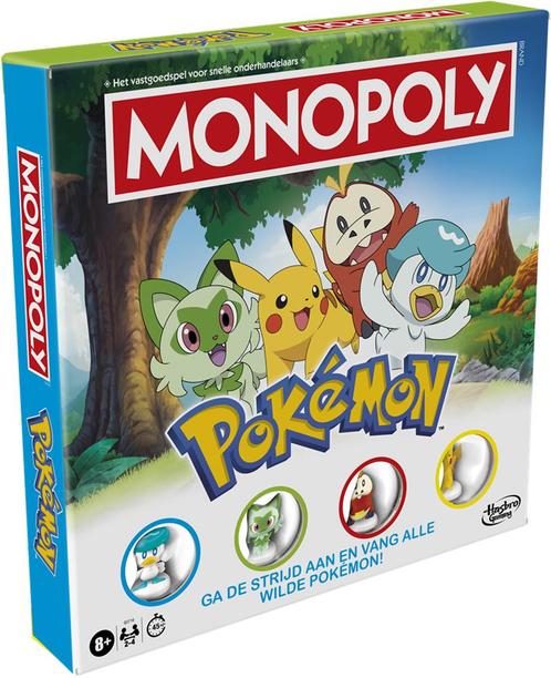 Monopoly Pokemon (NL versie) | Hasbro - Gezelschapsspellen, Hobby en Vrije tijd, Gezelschapsspellen | Bordspellen, Nieuw, Verzenden