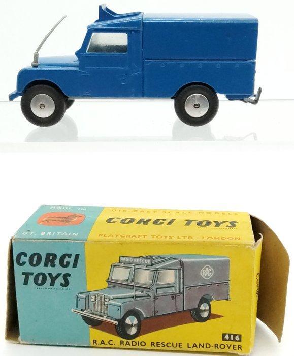 Corgi 1:43 - Modelauto - 416 R.A.C. Radio Rescue Land-Rover, Hobby en Vrije tijd, Modelauto's | 1:5 tot 1:12