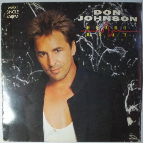 Don Johnson - Heartbeat - 12, Cd's en Dvd's, Vinyl Singles, Maxi-single, Gebruikt, 12 inch, Pop