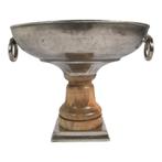 Wijnkoeler zilver hout h40 d48,5, Verzenden, Nieuw