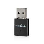 Wifi dongle | Nedis (USB A, 2.4 GHz, 300 Mbps), Computers en Software, Verzenden, Nieuw