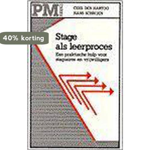 Stage als leerproces 9789024410910 Cees den Hartog, Boeken, Politiek en Maatschappij, Gelezen, Verzenden