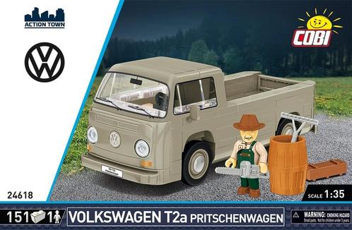 COBI VW T2A Pickup Bus (Voertuigen, Modelbouwsets), Kinderen en Baby's, Speelgoed | Bouwstenen, Nieuw, Verzenden