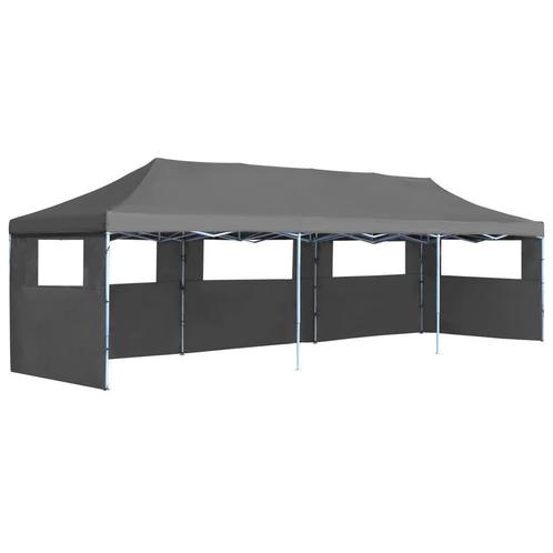 Vouwtent pop-up met 5 zijwanden 3x9 m antraciet, Tuin en Terras, Partytenten, Nieuw, Verzenden
