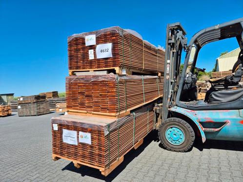 Bangkirai vlonderplanken 21x145mm – €7,15 p/m – partijen, Doe-het-zelf en Verbouw, Hout en Planken, Plank, Nieuw, Minder dan 25 mm