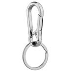 Fako Bijoux® - Karabijnhaak Met Sleutelring - Musketon -, Verzenden, Nieuw