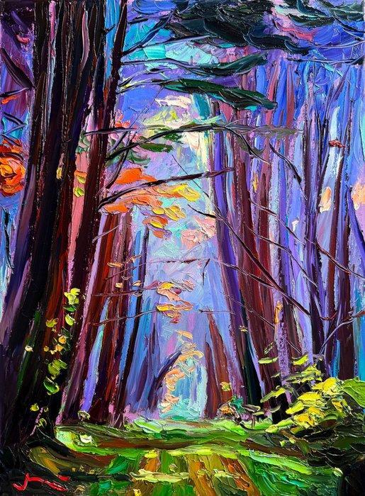 Ludovic Labbé - Dans la clairière, Antiek en Kunst, Kunst | Schilderijen | Modern