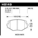 Hawk 94-05 Miata (01-05 Normal Suspension) Blue 9012  Race, Ophalen of Verzenden, Nieuw