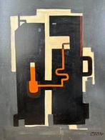 Paul Colin (1892-1985) - Composition industrielle, vers 1950, Antiek en Kunst, Kunst | Schilderijen | Klassiek