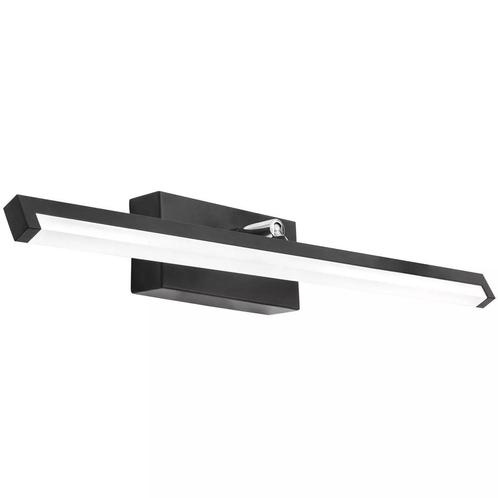 TooLight Slanke zwarte LED-spiegellamp - 50 cm - Energiez..., Doe-het-zelf en Verbouw, Sanitair, Nieuw, Ophalen of Verzenden