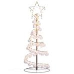 vidaXL LED-kerstboom met kerstballen 80 LEDs warm wit 120 cm, Diversen, Kerst, Verzenden, Nieuw