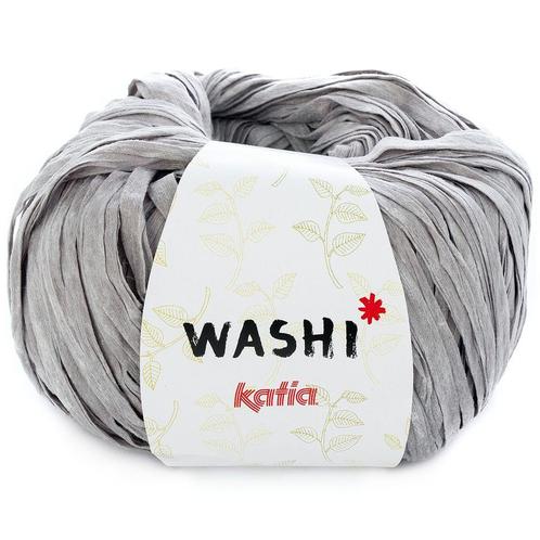Katia Washi - 120 lichtgrijs - Lintgaren, Hobby en Vrije tijd, Breien en Haken, Ophalen of Verzenden