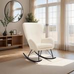 Schommelstoel Swing met stalen glijders en dikke bekleding -, Verzenden, Nieuw