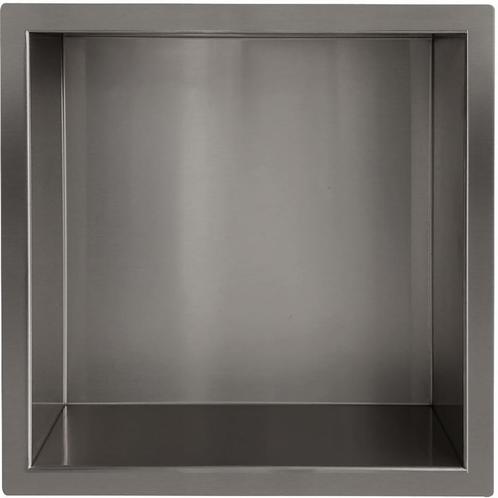 Wiesbaden Demis Inbouwnis - 30x30x10cm - Gunmetal, Doe-het-zelf en Verbouw, Sanitair, Nieuw, Rvs, Ophalen of Verzenden