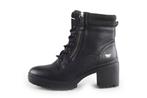 Mustang Veterboots in maat 40 Zwart | 10% extra korting, Kleding | Dames, Schoenen, Verzenden, Zwart, Overige typen, Zo goed als nieuw